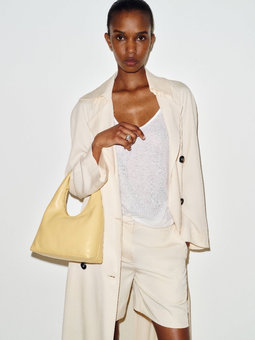 Reformation Willow Shoulder Bag Yellow - Size OS